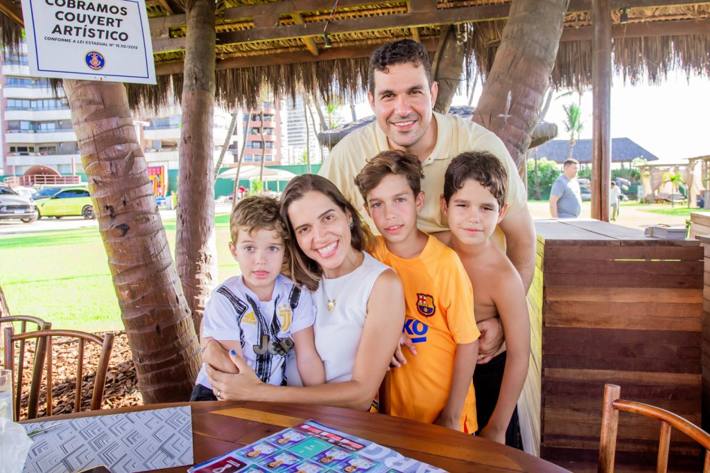 Edwin, Pedro, Raquel, Lucas E Miguel Costa