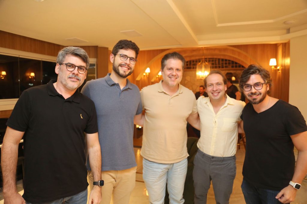 Pedro Ronald, Irtalo Bezerra, Livio Parente, Humbertinho Cavalcante E Cauê