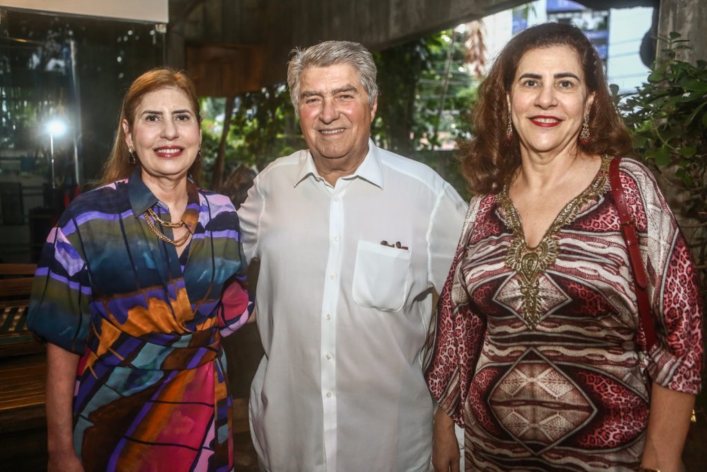 Marcia Jereissati, Amarilio Macedo E Maria Jose Jereisati