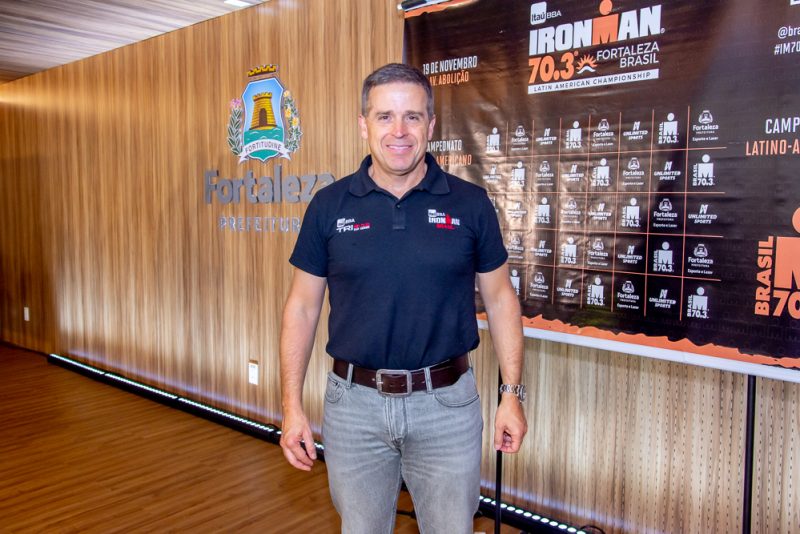 ESPORTE E TURISMO - José Sarto e Carlos Galvão anunciam que, nesta edição, o Ironman 70.3 Fortaleza se torna Campeonato Latino-Americano