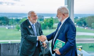 O Presidente Luiz Inácio Lula Da Silva Recebeu O Economista Joseph Stiglitz, Professor Da Universidade De Columbia E Ganhador Do Prêmio Nobel De Economia Foto Ricardo Stukert