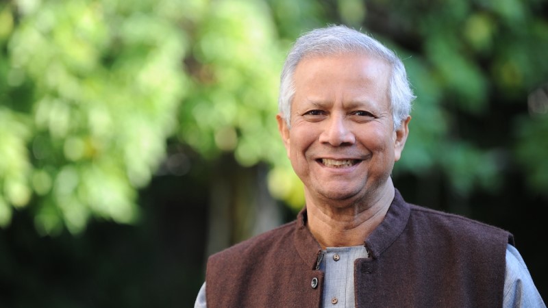 Muhammad Yunus, vencedor do Nobel da Paz, profere palestra na Unifor na sexta (20)