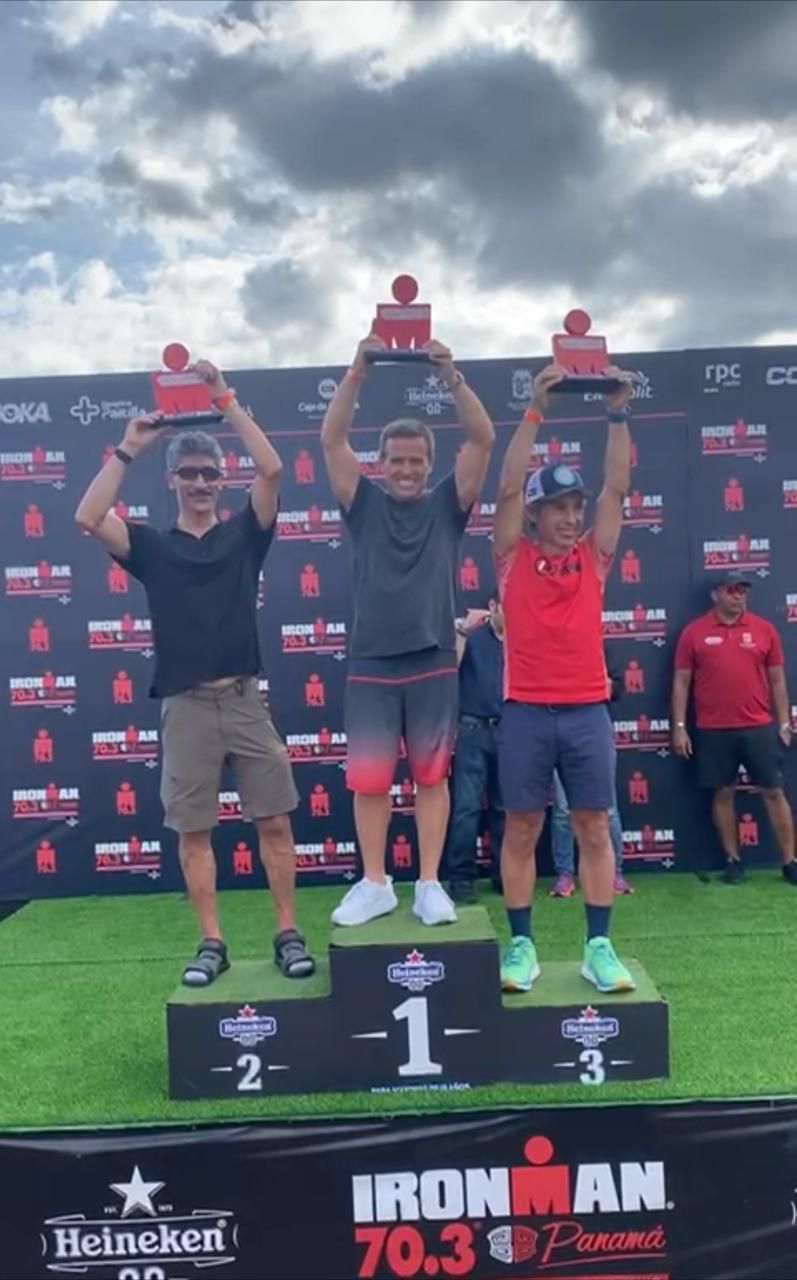 CEO do Ironman Brasil, Carlos Galvão, volta às competições e conquista o 1º lugar na sua categoria no Ironman 70.3 do Panamá