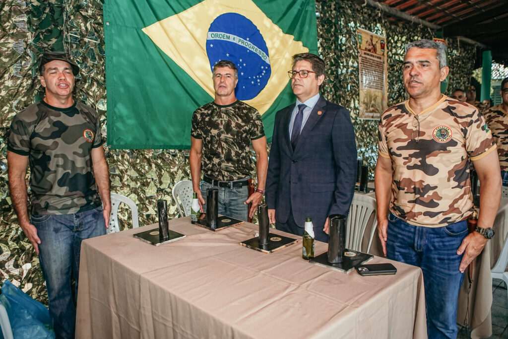 Cel Davi, Anderson Maciel, Leonardo Carvalho E Gen Pinto Sampaio