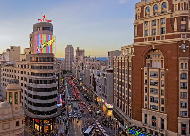 Gran Vía De Madrid, España