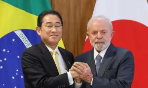 Luiz Inácio Lula Da Silva Com O Primeiro Ministro Do Japão, Fumiu Kishida, No Palácio Do Planalto Foto Agência Brasil