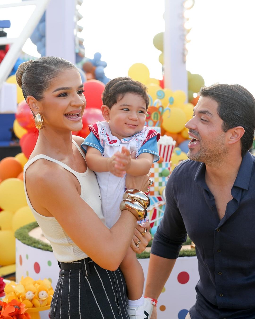 Thássia Naves comemora aniversário de 1 ano do filho Joaquim