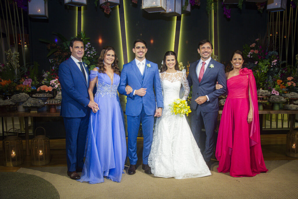 Alexandre Rangel, Ivana Bezerra, Gabriel Sanford, Lize Bezerra, Guilherme Sampaio E Denise Sanford