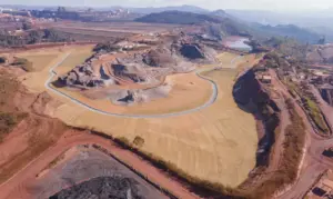 Barragem Fernandinho Mineração, Moneradoras, Vale Foto Vale Divulgação