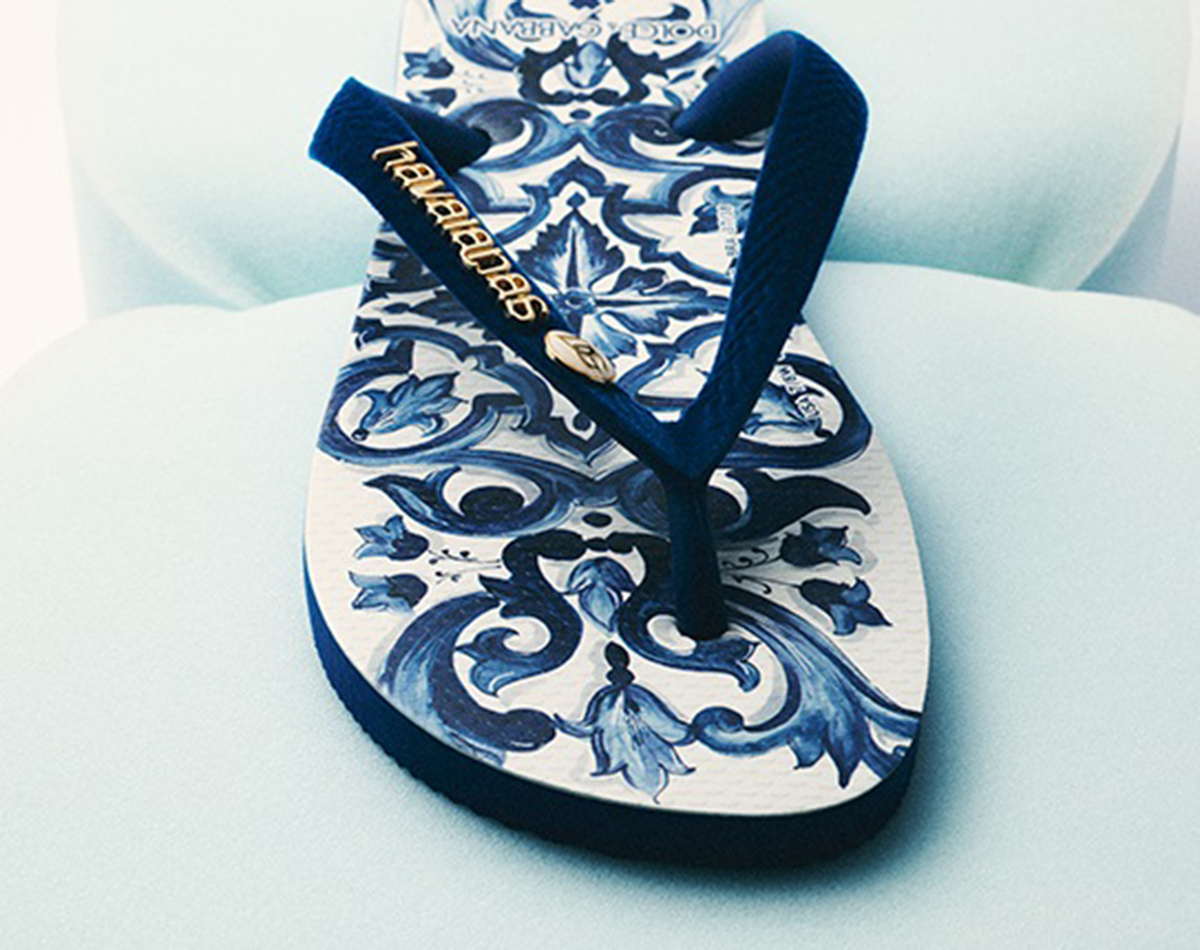 A Collab entre Dolce&Gabbana e Havaianas resultaram em chinelos de luxo