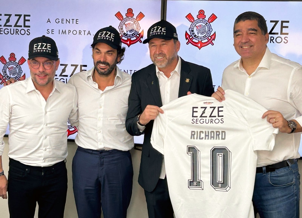 EZZE Seguros e Corinthians reforçam a parceria de patrocínio nesta quarta-feira