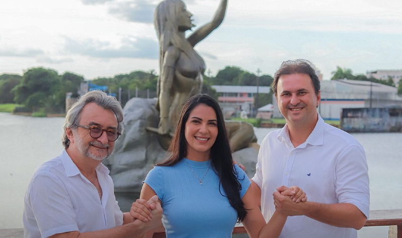 Acilon e Bruno Gonçalves lançam Carla Ipiapina como pré-candidata a vereadora de Fortaleza