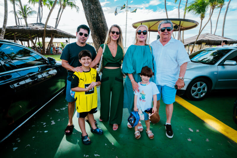 Pompeu Vasconcelos, Mariana E Cristiane Da Fonte, Marcelo Luz, Pompeuzinho Vasconcelos E Arthur Da Fonte