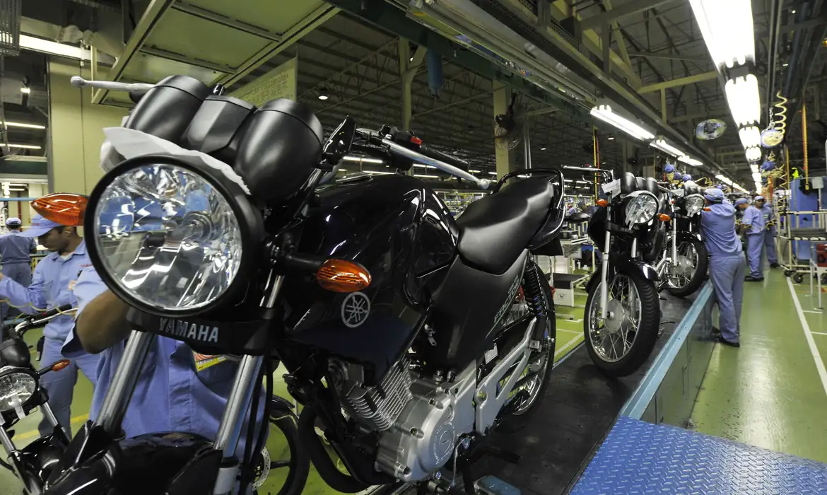 Produção de motos cresce 3,4% e tem melhor resultado em 13 anos