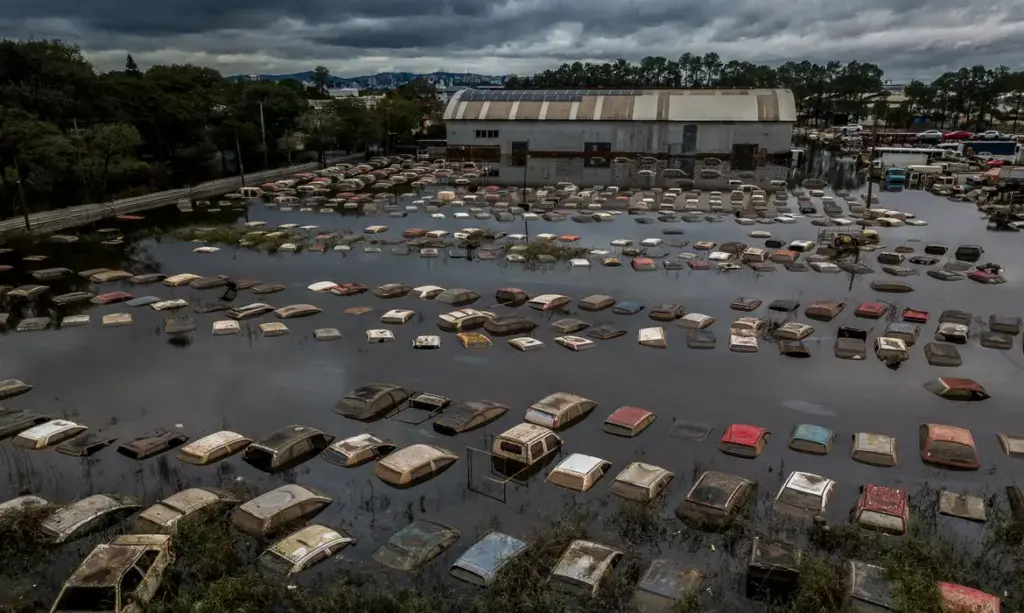 Rs, Rio Grande Do Sul, Cheias, Inundações, Chuvas, Enchentes, Veículos Foto Agência Brasil