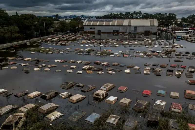 Rs, Rio Grande Do Sul, Cheias, Inundações, Chuvas, Enchentes, Veículos Foto Agência Brasil