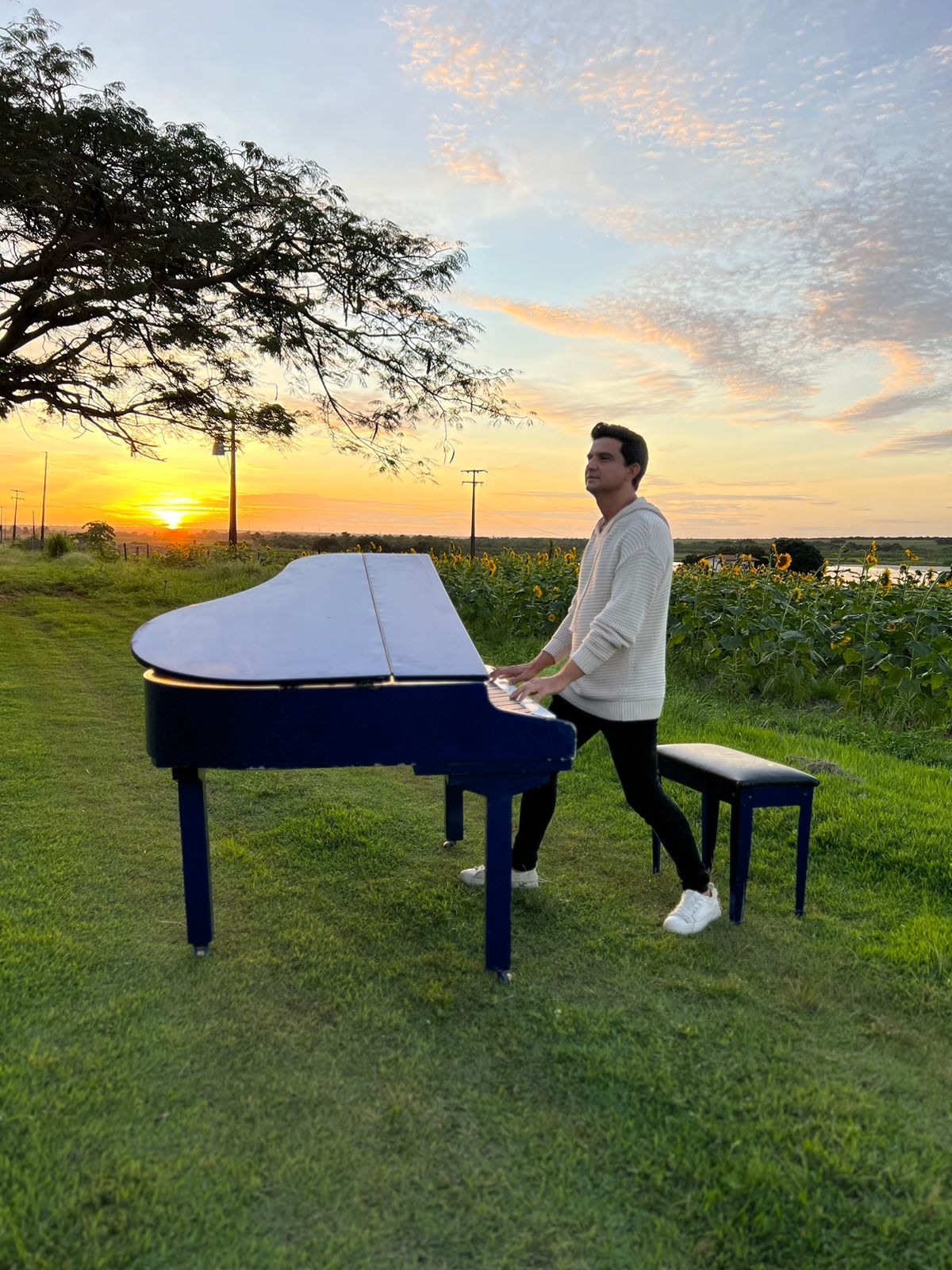 Pianista Paulo Rodrigo visita Fazenda Grangeiro e revela detalhes da música “Meu Ceará”