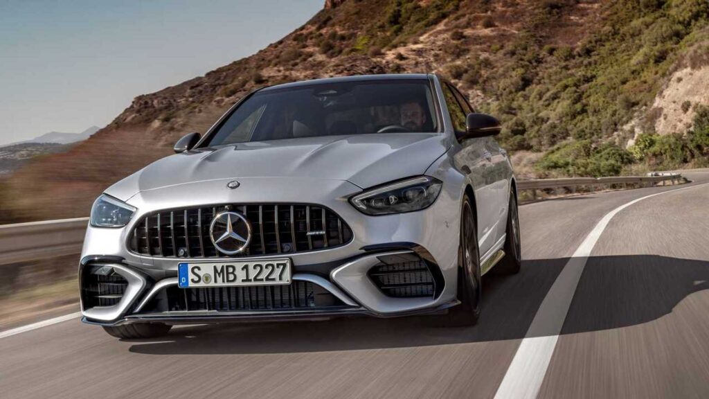 2024 Mercedes Amg C63 S E Performance Exterior Front Quarter