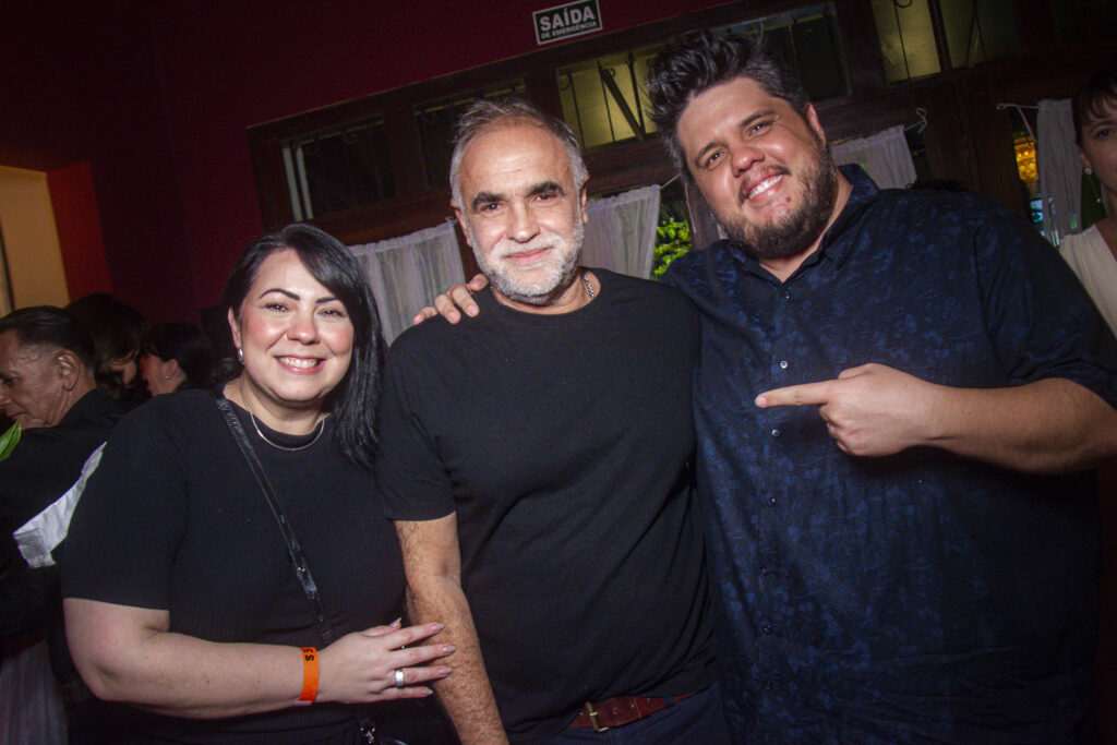 Debora Lima, Karim Ainouz E Leo Paiva