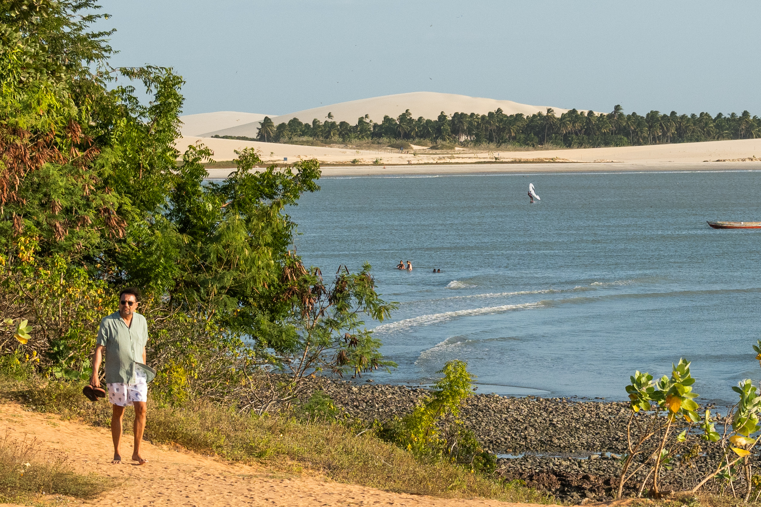 Geraldo Luís aproveita pausa na agenda e relaxa em Jericoacoara