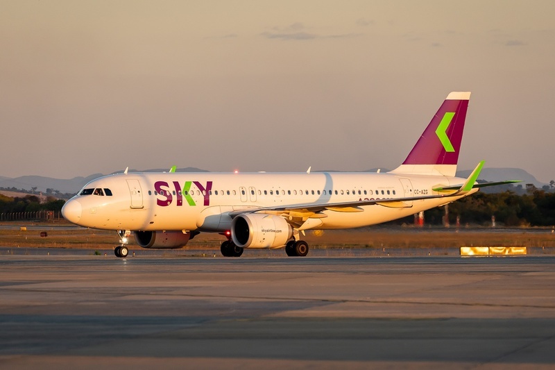 SKY Airlines inicia voos diretos de Salvador para Santiago