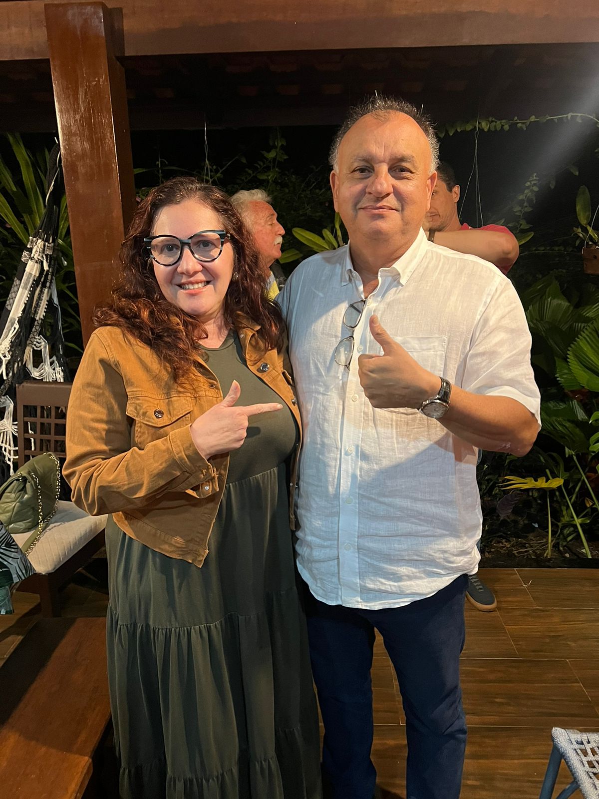 Pré-candidata a vereadora, Patrícia Leitão declara apoio ao pré-candidato a prefeito de Guaramiranga, Marcos Caracas