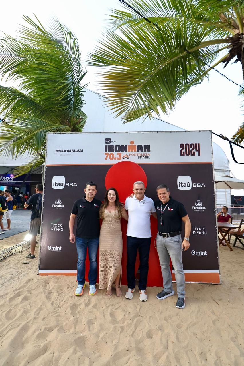 Prefeito José Sarto visita IRONMAN Village e destaca o impacto evento em Fortaleza