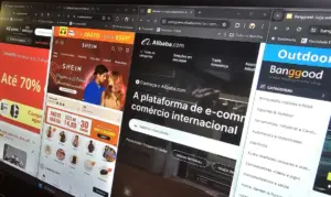 E Commerce, Compras Online, Shein, Alibaba, Aliexpress Foto Agência Brasil