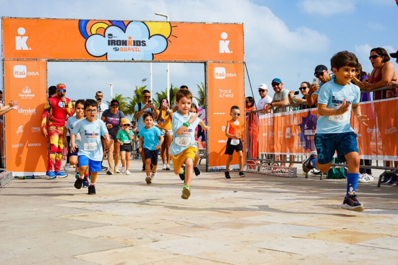 IRONMAN 70.3 - Futuros campeões animam o IRONKIDS em Fortaleza