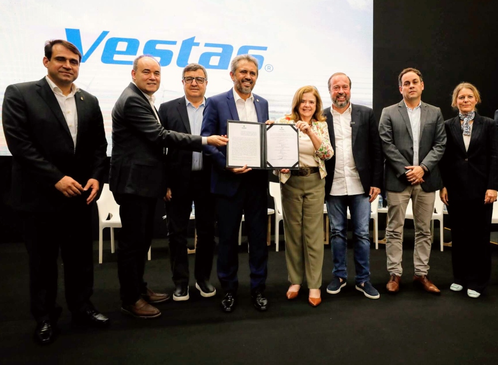 Vestas anuncia investimento de R$ 130 milhões para ampliar produção no Ceará