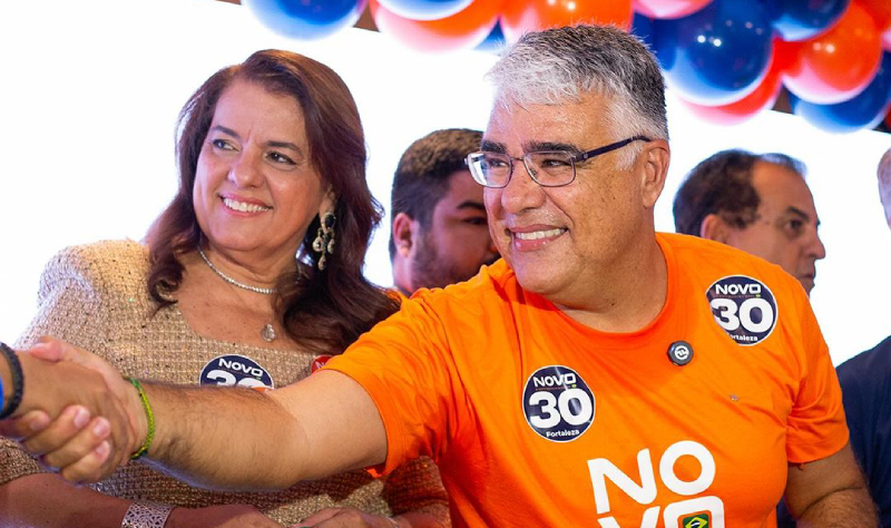 Eduardo Girão oficializa candidatura à Prefeitura de Fortaleza em evento com Zema