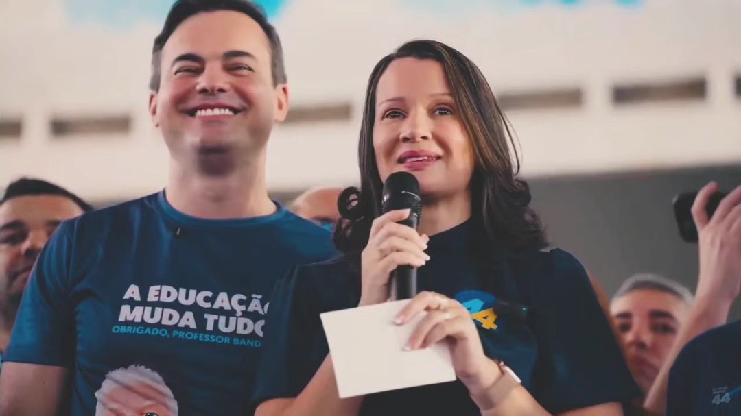 Capitão Wagner oficializa sua candidatura e anuncia Edilene Pessoa como candidata a vice-prefeita de Fortaleza