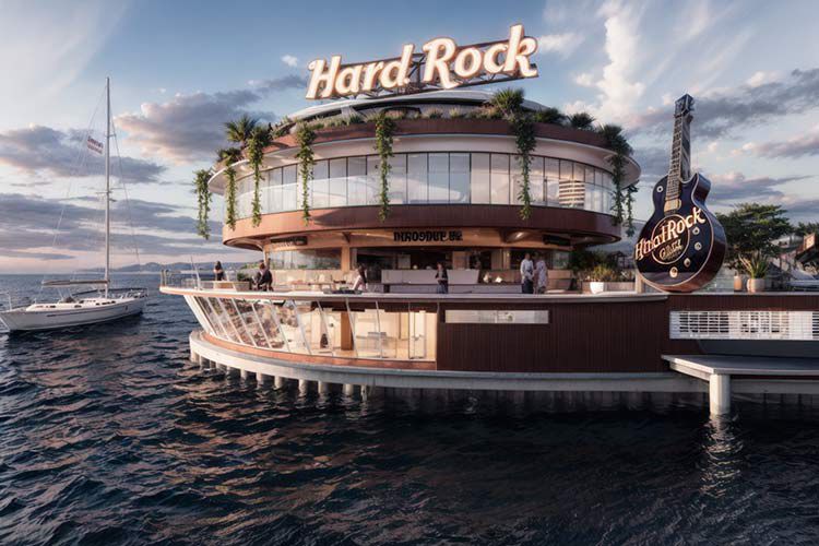 Hard Rock Cafe abrirá única unidade no mundo sobre a água, em Itapema (SC)