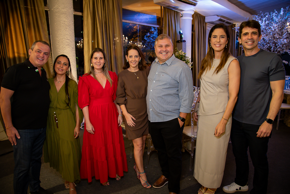 Carlos E Gi Campos, Adriana Brasil, Aline Amorim E Carlos Henrique Veras, Marilia Fiuza E Maurício Tarjino