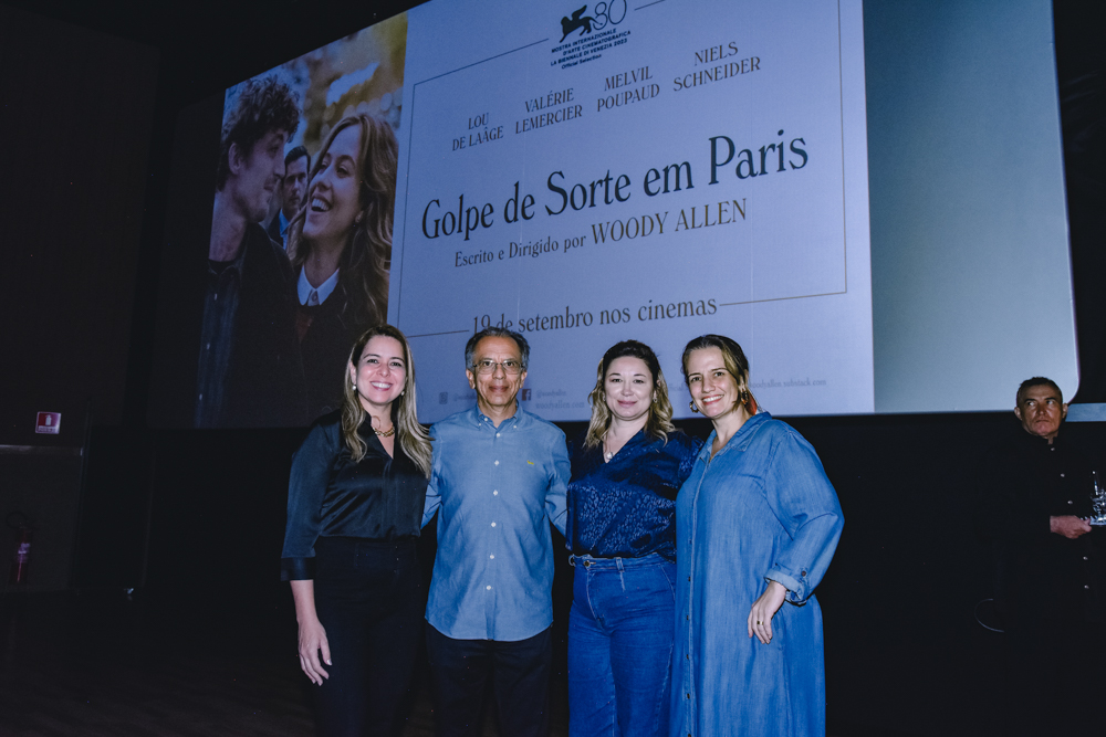 Pré-estreia de “Golpe de Sorte em Paris” encanta convidados no Cine Del Paseo