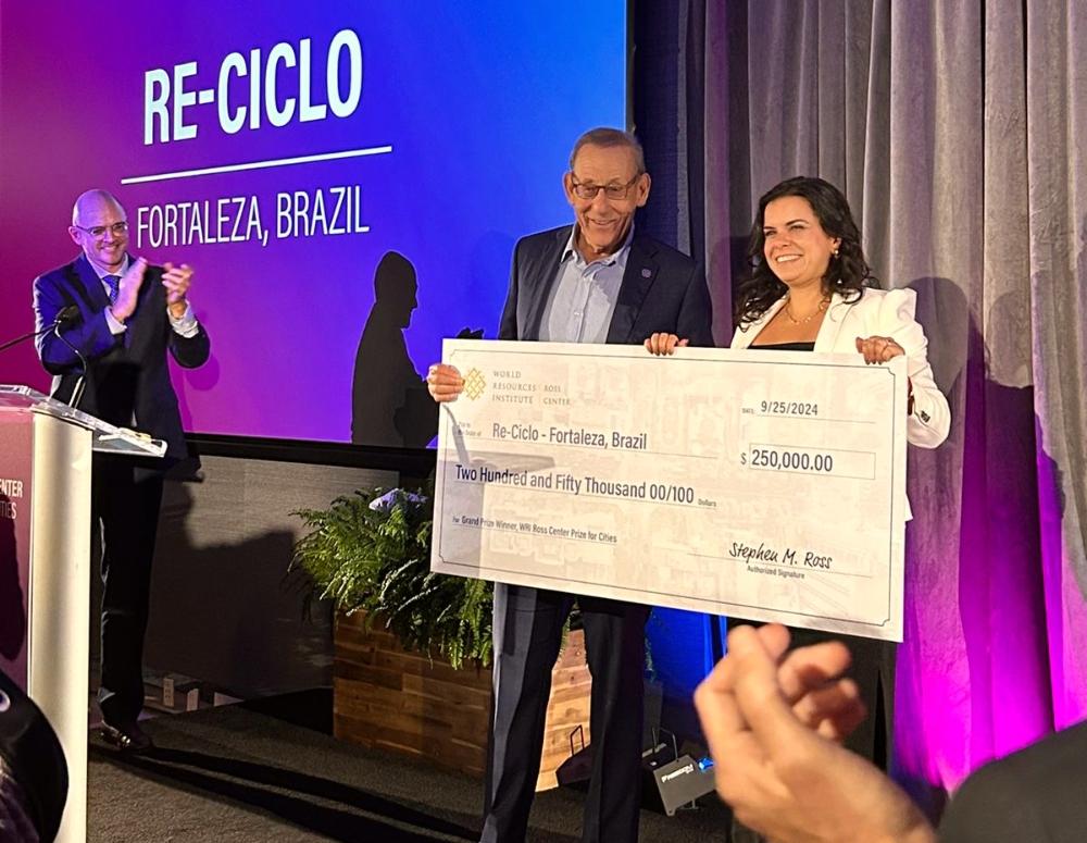 Prefeitura de Fortaleza vence Prêmio WRI Ross Center for Cities com o Re-ciclo