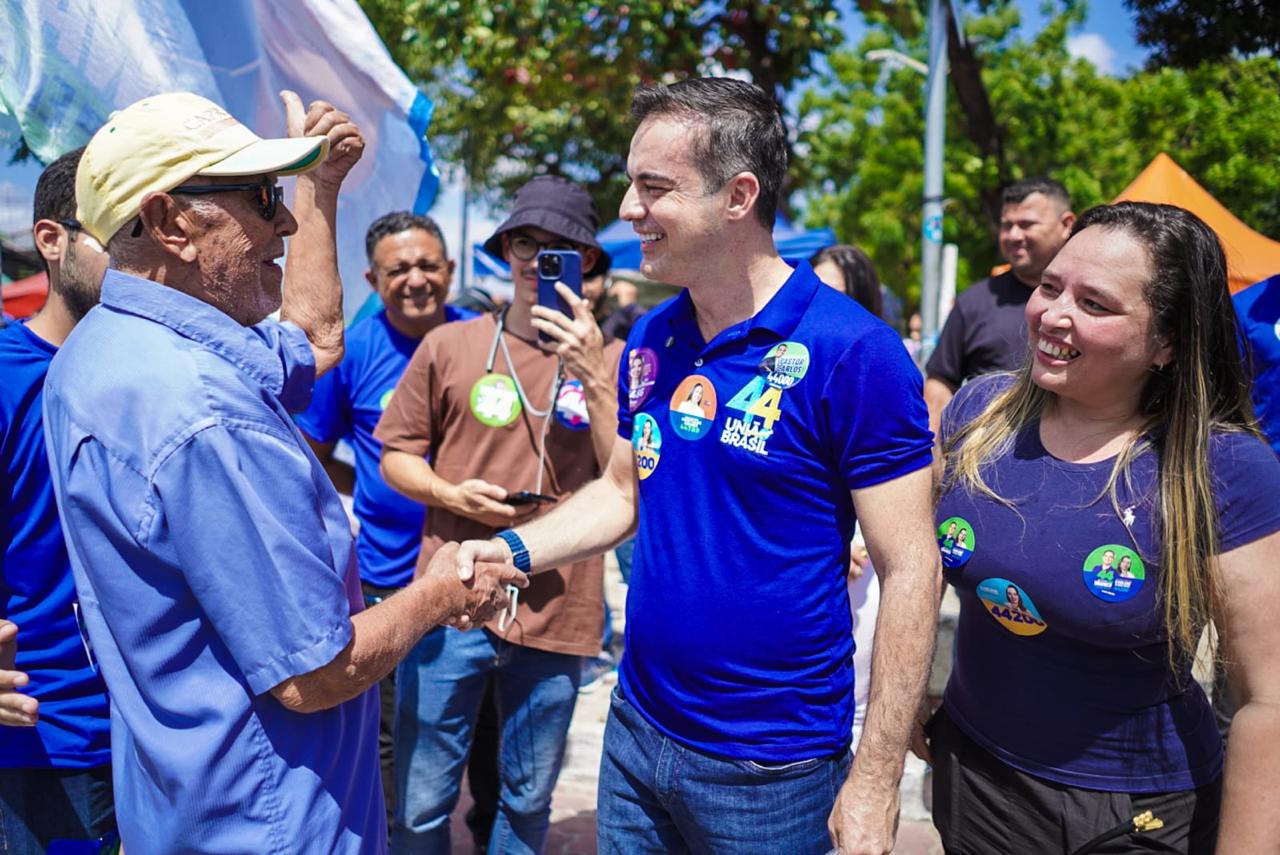 Capitão Wagner defende “mudança segura” para Fortaleza em encontros com eleitores