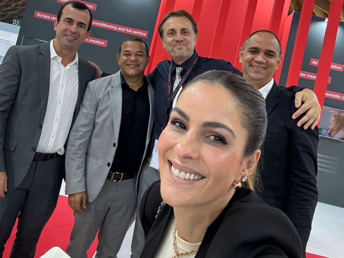 Mariana Mota visita feiras Rimini e Cersaie na Itália