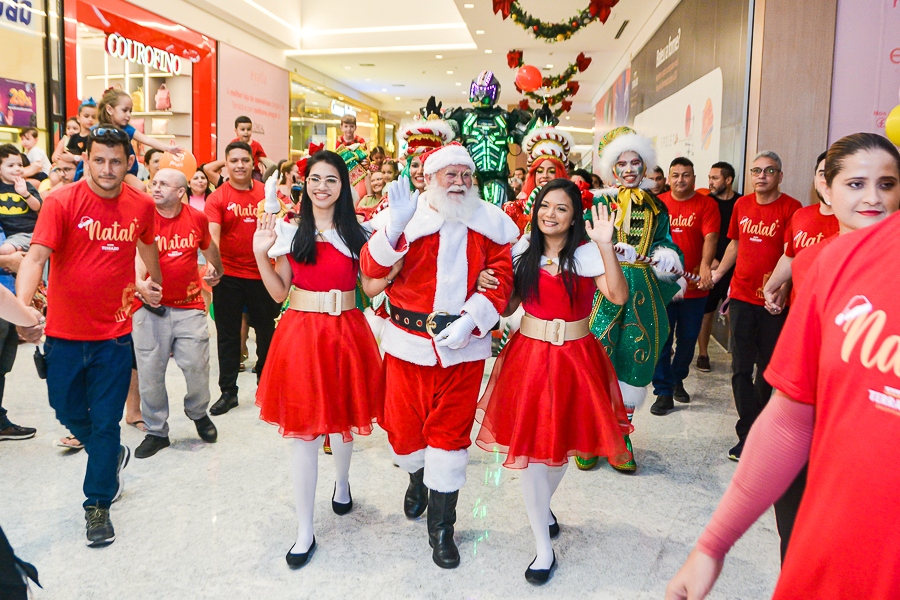 Terrazo Shopping será o primeiro da RMF a receber o Papai Noel, neste sábado