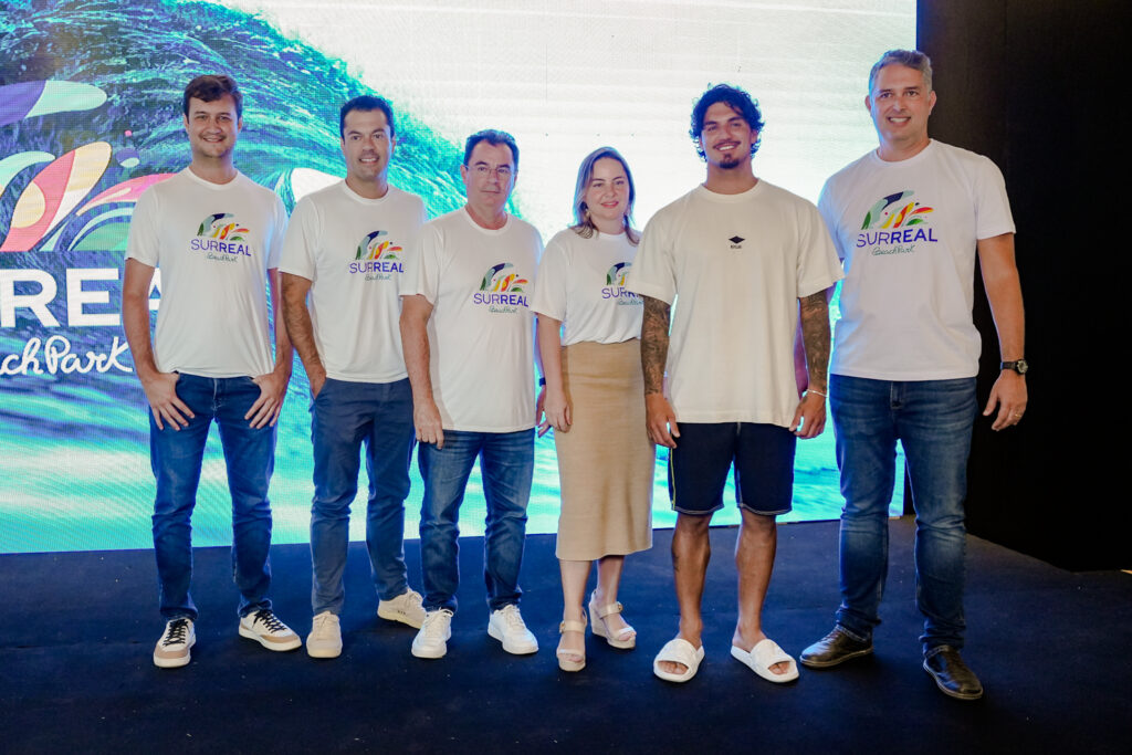 Luis Vasconcelos, Felipe Lima, Paulo Menezes, Clarice Linhares, Gabriel Medina E Murilo Pascoal (2)