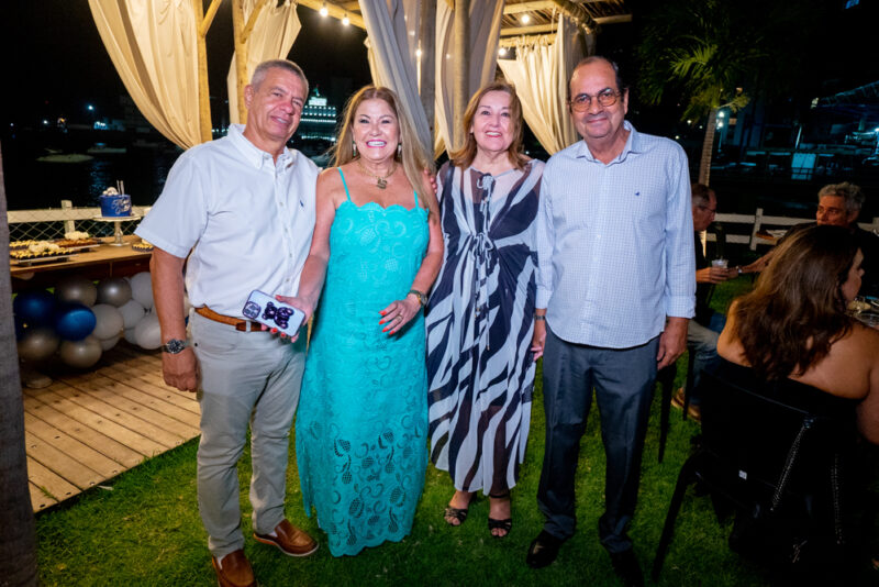 Brinde à vida - Iate Clube de Fortaleza é palco do aniversário de Marco Salles