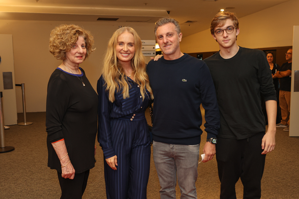 Marta Grostein, Angélica, Luciano Huck E Joaquim Huck