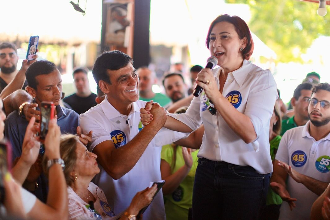 Naumi Amorim recebe apoio de Emília Pessoa no 2º turno em Caucaia