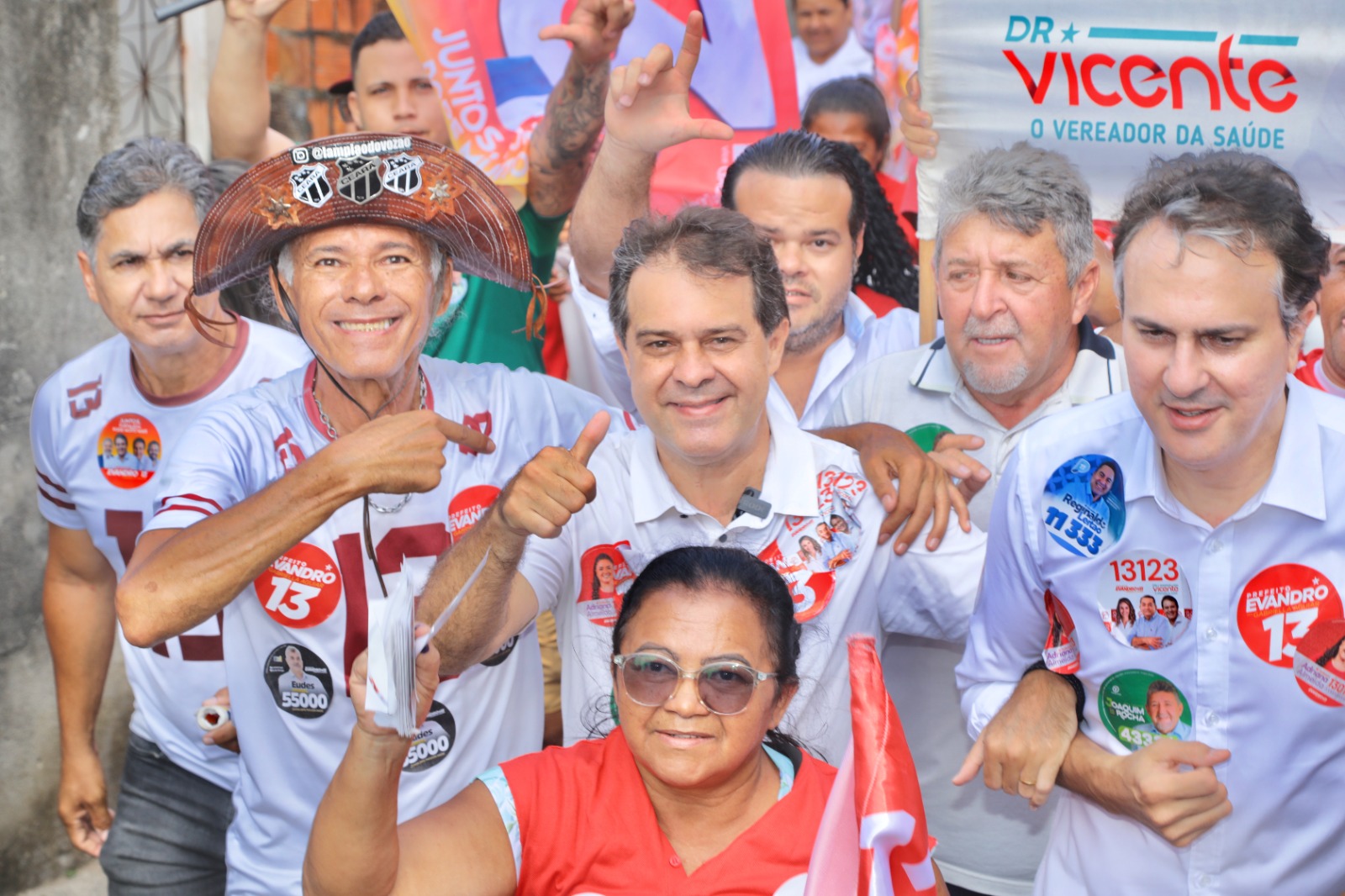 Evandro Leitão e Camilo Santana visitam Boa Vista e firmam compromisso com Fortaleza