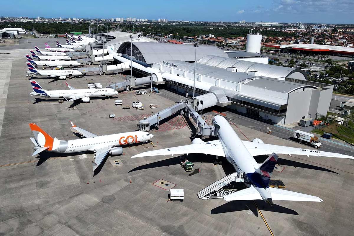 Ceará lidera movimentação de passageiros em voos internacionais no Norte e Nordeste pelo 7º mês consecutivo