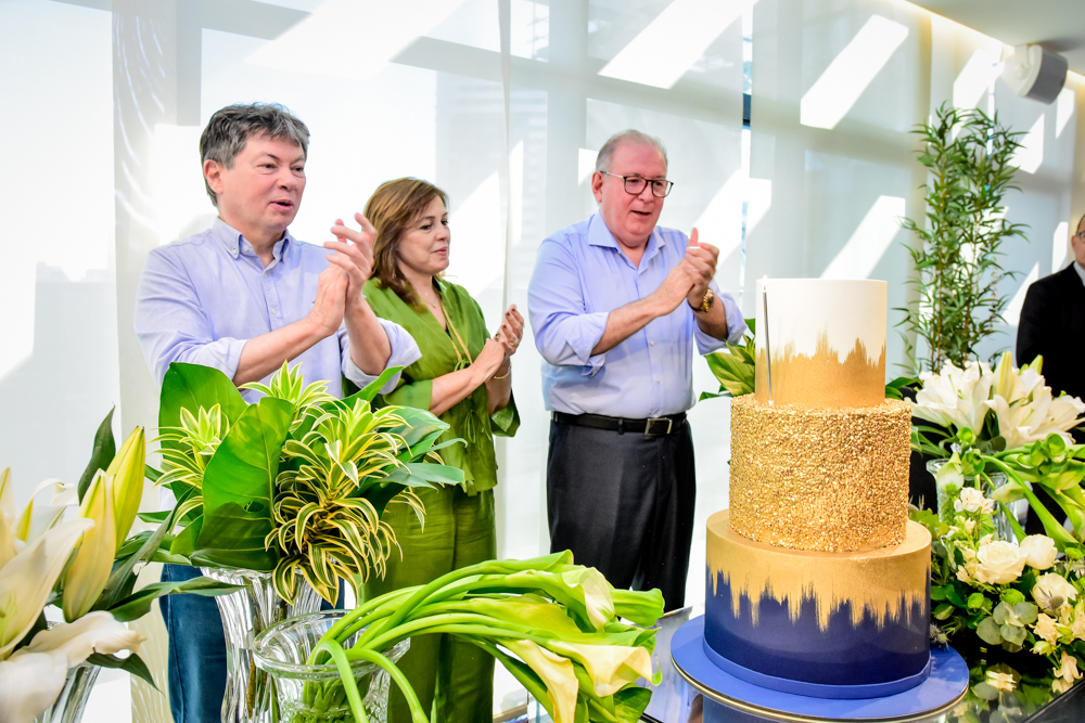 Ricardo Cavalcante e Edgar Gadelha comemoram aniversário em almoço na FIEC