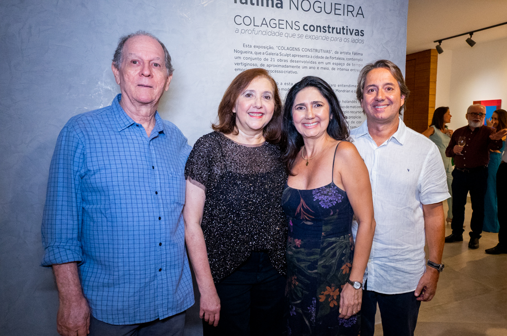 Fátima Nogueira encanta com a exposição “Colagens construtivas” na Sculpt Galeria