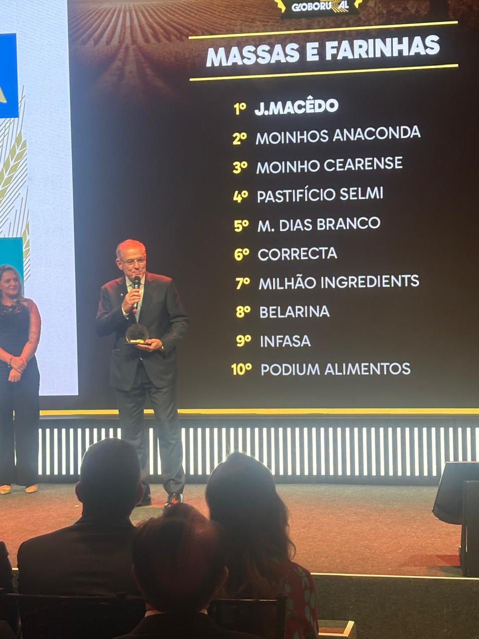 J. Macêdo recebe prêmio Melhores do Agronegócio