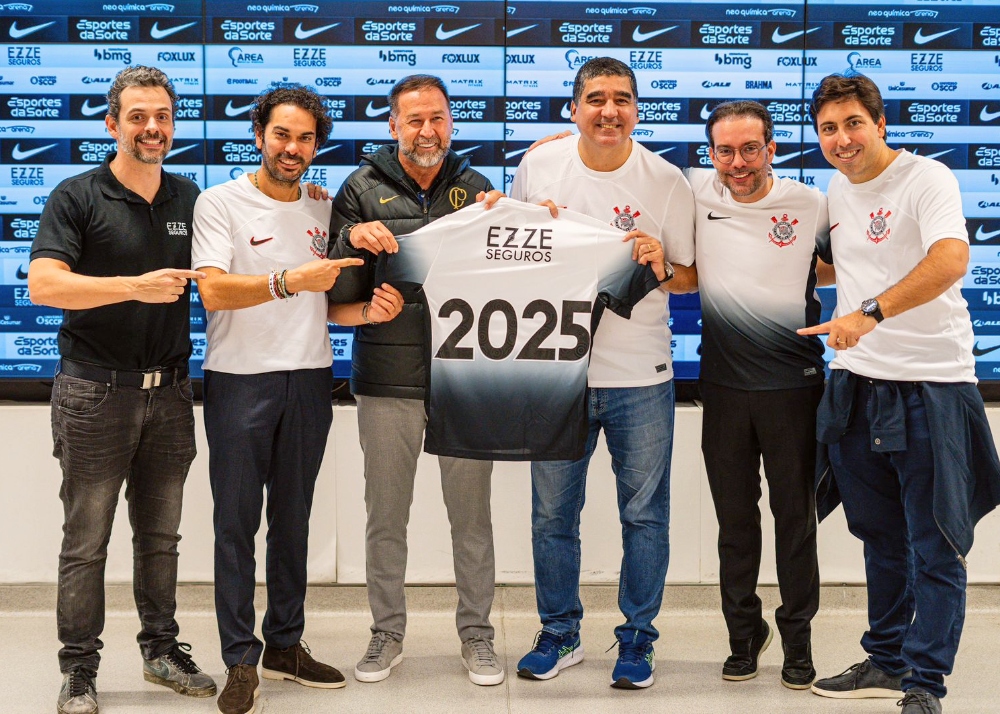 EZZE Seguros se antecipa e amplia seu patrocínio para o Corinthians em 2025