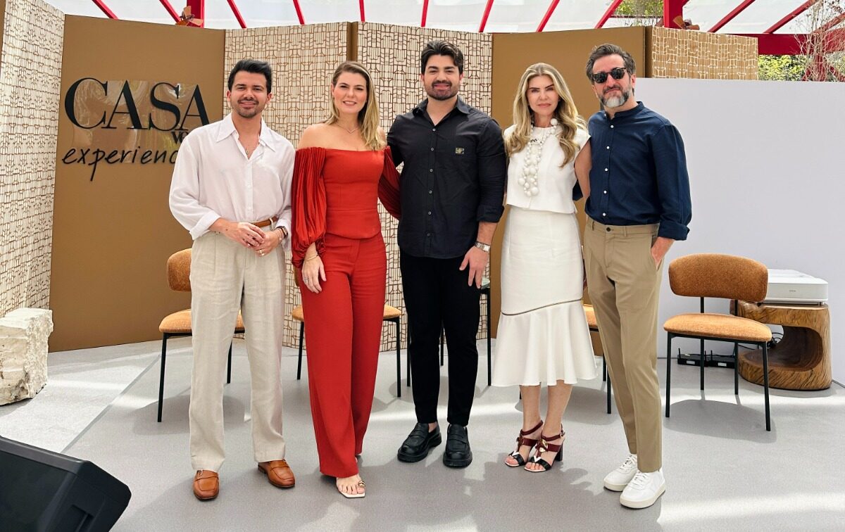 Liliane Meira e Romário Rodrigues debatem mercado de luxo na arquitetura na Casa Vogue Experience